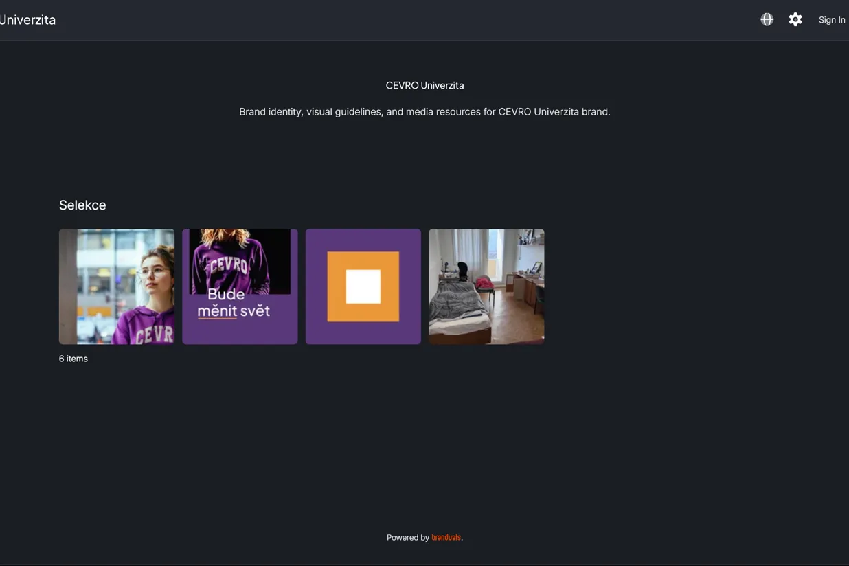 A brand's public Portal: its introduction and a featured collection
